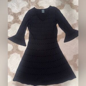 Gabby Skye Black Long Sleeve Dress